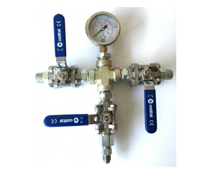 BYPASS – croix en inox pour installation NH3